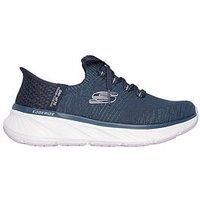Skechers Slip-ins Edgeride Impression Womens Fashion Trainers in Navy Lavender
