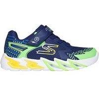 Skechers Boys Flex-Glow Bolt Lighted Trainer