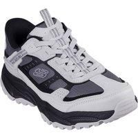 Skechers Men/'s Hands-Free Slip-ins Vigor at Sneaker, Gray Textile/Synthetic/Black Trim, 7 UK