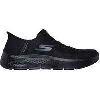 Skechers Women/'s GO Walk Flex Sneaker, Black, 3 UK