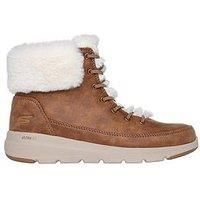 Skechers Women/'s Glacial Ultra Ankle Boot, Chestnut, 7 UK