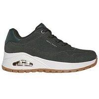 Skechers Women/'s UNO Rugged CHILLPROOF Sneaker, Olive, 7 UK