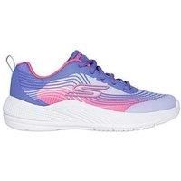 Skechers Girls Microspec Advance Ombre 3D Print Trainer - Purple