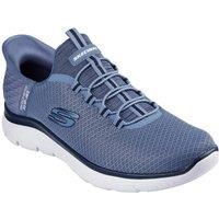 Skechers Men/'s Hands-Free Slip-ins Summits HIGH Range Sneaker, Slate Mesh/Trim, 8 UK
