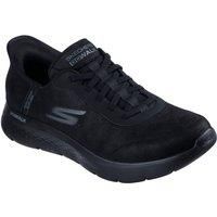Skechers Men/'s Go Walk Flex Smooth Motion Sneaker, Black Textile, 10 UK