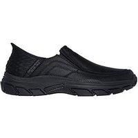 Skechers Respected Elgin Slip in Shoes Mens Trainers Black LTH 7 UK