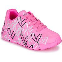 Skechers  JGOLDCROWN: UNO LITE - METALLIC LOVE  girls's Children's Shoes (Trainers) in Pink