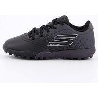 Skechers Toddler Razor Astro Turf Football Boots- Black/Silver