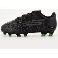 Skechers Toddler Skx_01 Firm Ground Football Boots - Black/Silver