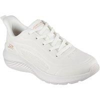 Skechers Women/'s Bobs Squad Waves-Just Wading Sneaker, White, 4 UK