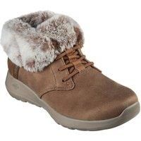 Skechers On-the-GO Joy Cozy Charm Polyester Women/'s Chestnut Winter Ankle Boots - UK 7