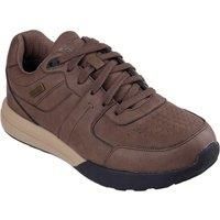 Skechers Netson Gander Polyurethane Men's Brown Lace-Up Shoes New