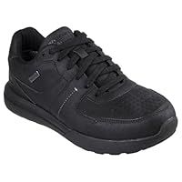 Skechers Mens Trainer-NETSON Sneaker, Black Synthetic, 10 UK