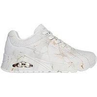 Skechers Street Uno Mancala Women/'s Sneaker, Off White-multi, 10