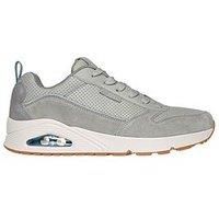 Skechers Uno Stacre 2.0 | Sage | Mens Stylish Lace Up Trainers