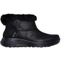 Skechers On-the-GO Joy Cozy Dream Polyester Women/'s Black Winter Ankle Boots - UK 4