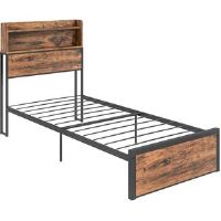 Borough Wharf Ducan Bed Black;Brown Single (3')