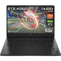 HP OMEN 17-db0009na 17.3" Gaming Laptop - AMD Ryzen 7, RTX 4060, 1 TB SSD, Black