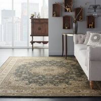 Longweave Living Treasures Tufted Wool Grey/Ivory Area Rug Grey/Ivory Rectangle 229 x 290cm