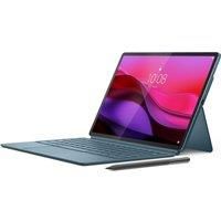 LENOVO Yoga Tab Plus 12.7" Tablet with Keyboard & Pen - 256 GB, Tidal Teal, Blue