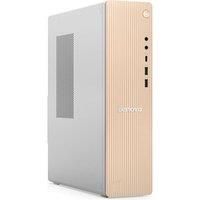 LENOVO IdeaCentre Desktop PC - IntelCore£ i3, 512 GB SSD, Grey & Orange, Orange,Silver/Grey