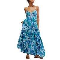 Free People Dream Weaver Maxi - Blue