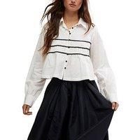 Free People Lace Lover Blouse - White
