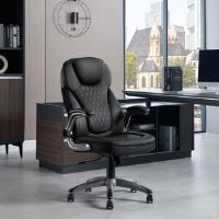 Dakota Fields Brennden Ergonomic Executive Chair with Headrest Black 67.5cm W X 67.5cm D
