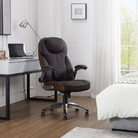 Dakota Fields Brennden Ergonomic Executive Chair with Headrest Grey 67.5cm W X 67.5cm D