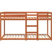 Harriet Bee Ventana Bunk Bed Wax brown Small Single (2'6)