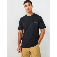 Napapijri Men'S S-Fanes T-Shirt - Black