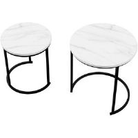 Borough Wharf Adalisse Coffee Table Marble 50.5cm H X 48cm W X 48cm D