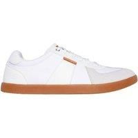 PLACER Low Profile Lace Up Sneaker White