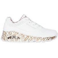 Skechers UNO Loving Love Women/'s Trainers, White, 3 UK