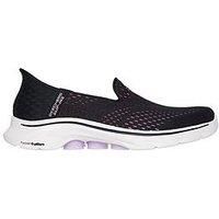 Skechers Go Walk 7 Slip-On Ombre Mesh Trainer - Black