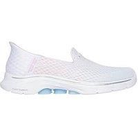 Skechers Go Walk 7 Multicolored Engineered Ombre Mesh Slip On - White