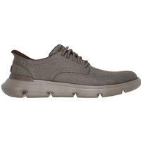 Skechers Slip-ins Garza Clive Vegan Mens Casual Trainers in Dark Taupe - 10 UK