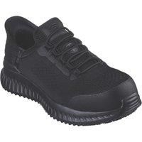 Skechers Tilido Fletchit S1 composite toe slip in work safety trainers #200206EC