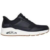 Skechers Men/'s Hands-Free Slip-ins UNO BANKSIA Sneaker, Black, 9 UK