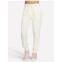 Skechers Women/'s Skechluxe Eleavte Jogger Sweatpants, White, XXL