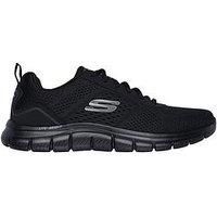 Skechers TRACK - LESHUR Mens Casual Lace-Up  Trainers-Black