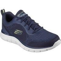 Skechers Men/'s Track GLENDOR Sneaker, Navy, 8 UK