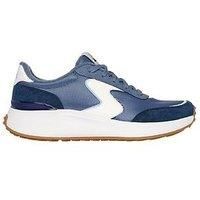 Skechers women/'s Blvd Retro Revival Sneaker, Navy, 8