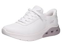 Skechers Women/'s BOBS ARC Waves 2.0 Now IT Sneaker, Beige, 6 UK
