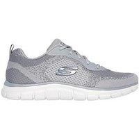 Skechers Men/'s Track GLENDOR Sneaker, Gray, 10 UK