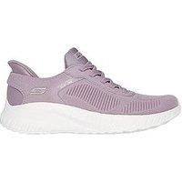 Skechers Women/'s Bobs Squad Chaos Current Muse Sneaker, Lavender Textile, 4 UK