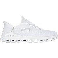 Skechers Slip On Shoe For Men Glide-Step Noxus Stretch Lace in White, 5.5-13