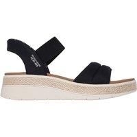 BOBS SUN RAY Slip-Ins Quarter Strap Sandal Black