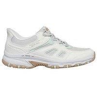 Skechers Womens/Ladies Hillcrest Kamalino Suede Trainers (3 UK) (Light Grey)