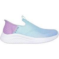 Skechers Ultra Flex 3.0 Colour Boost Sneaker, Blue, 5 UK Child